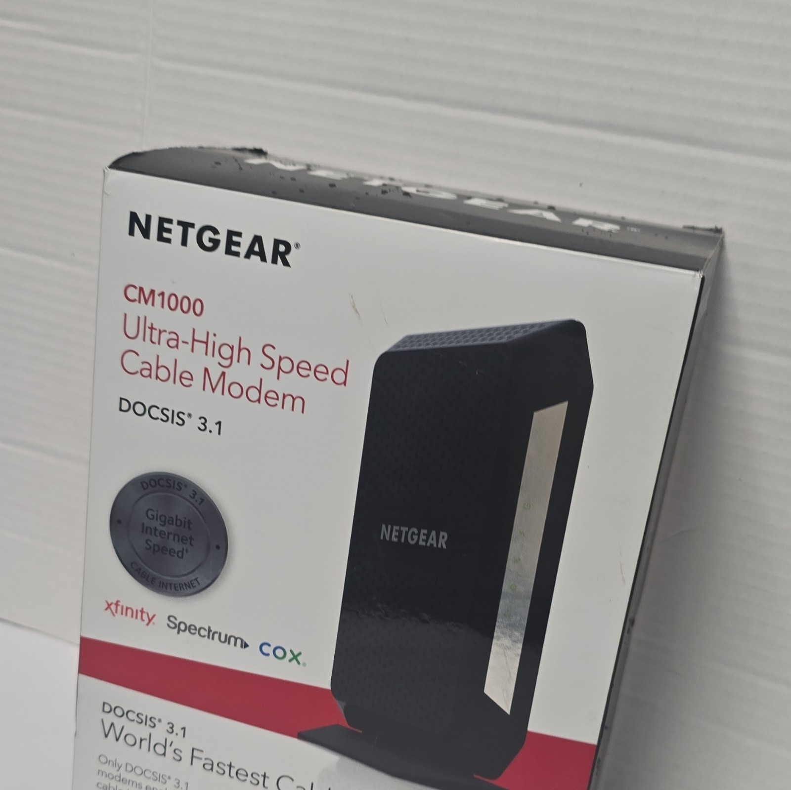 NETGEAR CM1000 DOCSIS 1000Mbps Cable Modem (CM1000-1AZNAS)