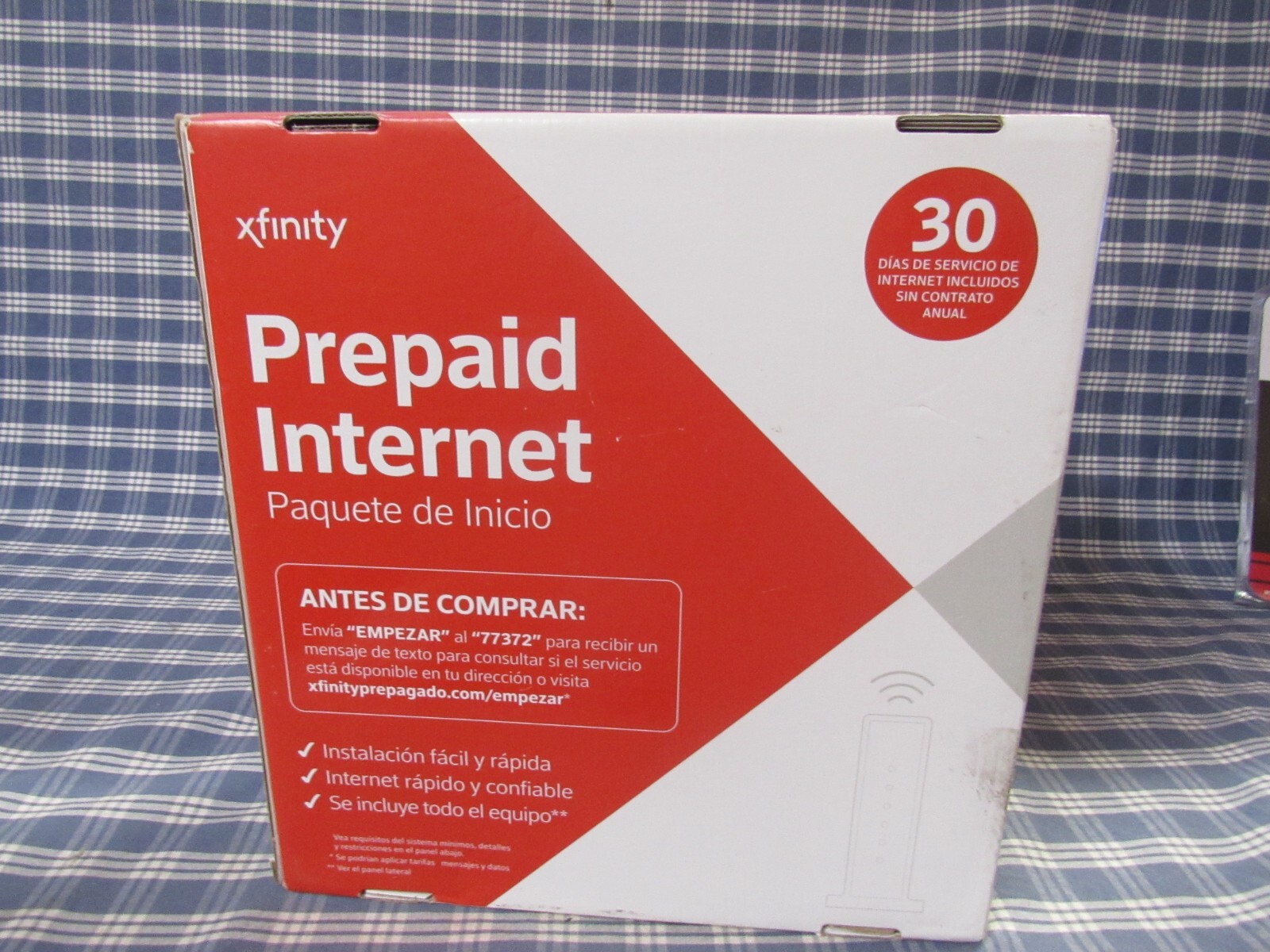 Xfinity Prepaid Internet Starter Kit (BoxSealed Please Read Carefully) FREE SHIP