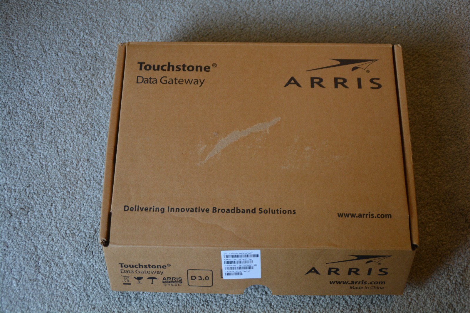 Arris DG2470 Cable Wireless Modem Gateway