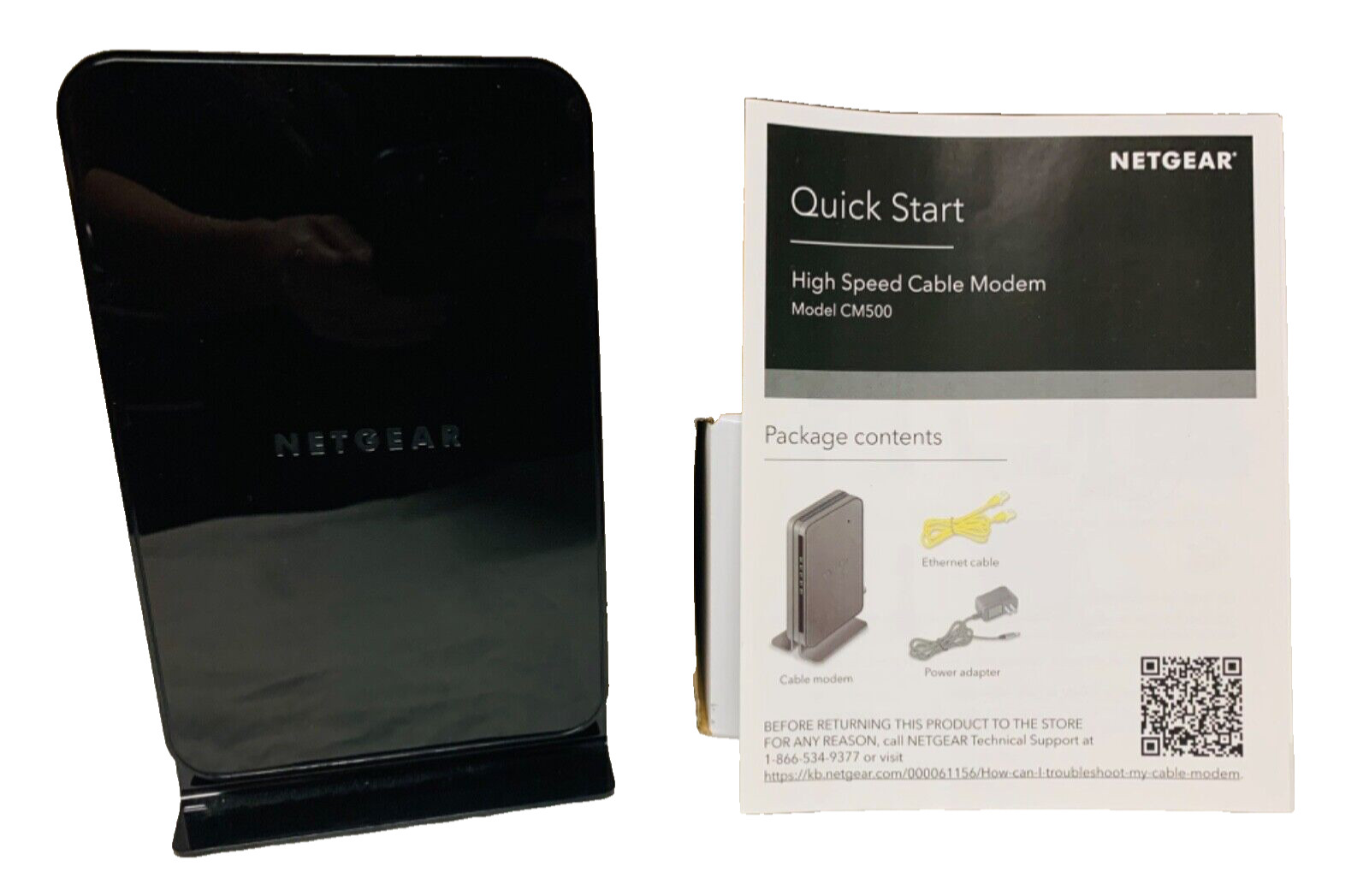 Netgear High Speed Cable Modem CM500 DOCSIS 3.0 Xfinity Cox Spectrum Comcast