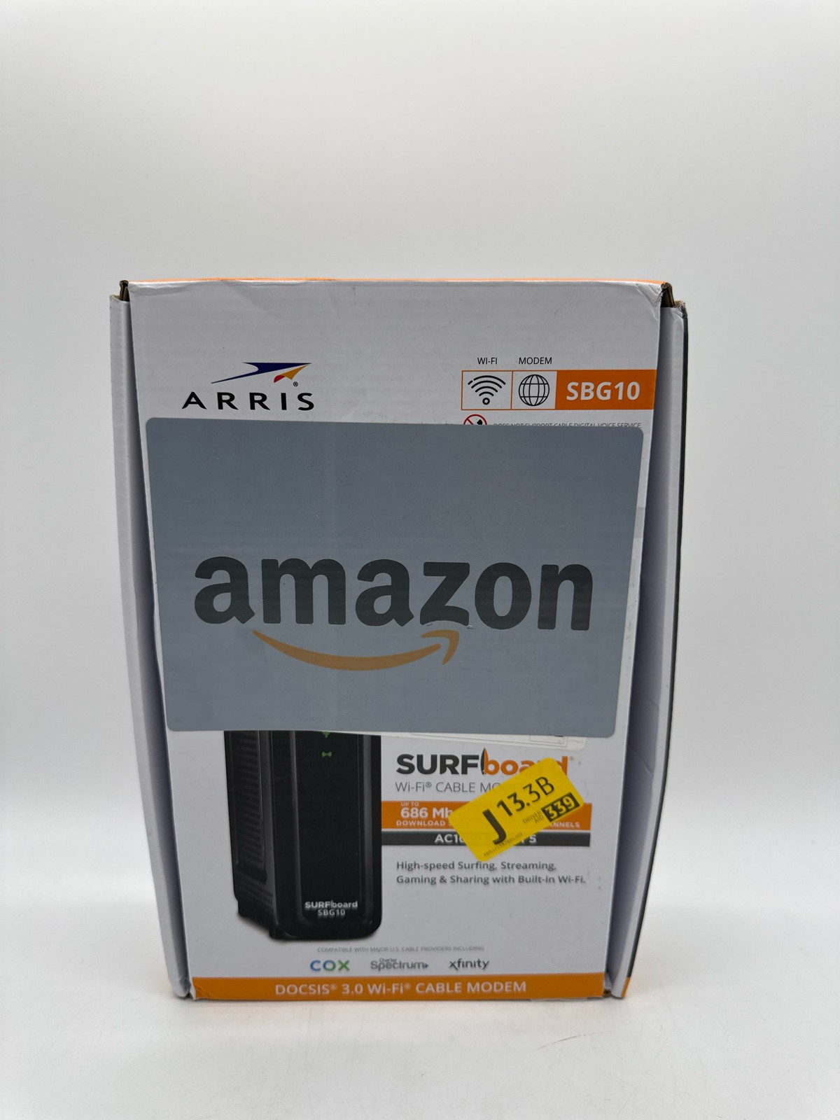 ARRIS SBG10 Cable Modem Router Combo DOCSIS 3.0 AC1600 Gigabit Black