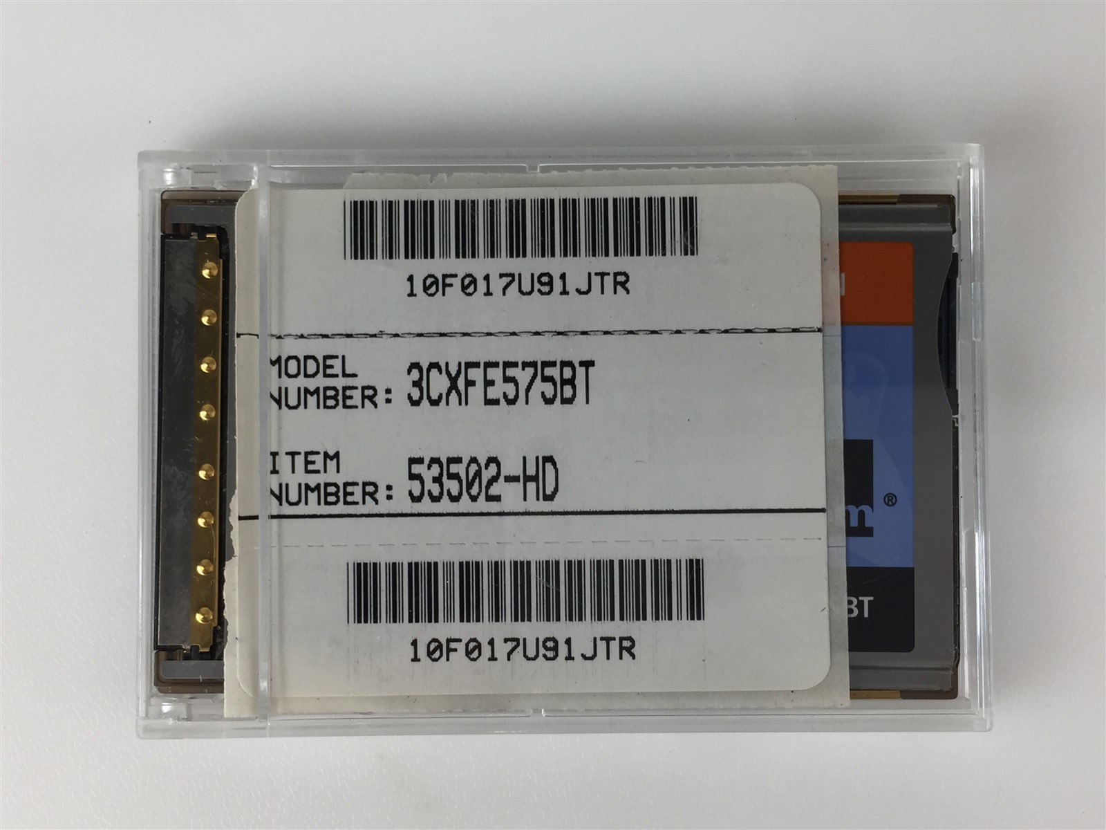 3Com Megahertz 10/100 LAN CardBus PC Card with XJACK Connector 3CXFE575BT