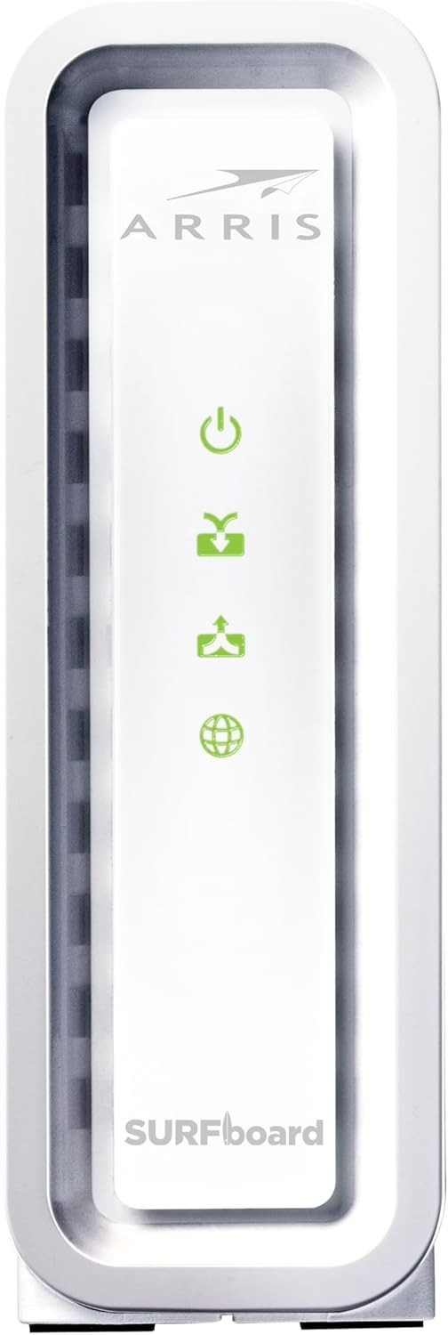 ARRIS SURFboard SB8200 DOCSIS 3.1 Multi‑Gig Cable Modem | 2 -1Gbps Ethernet Port