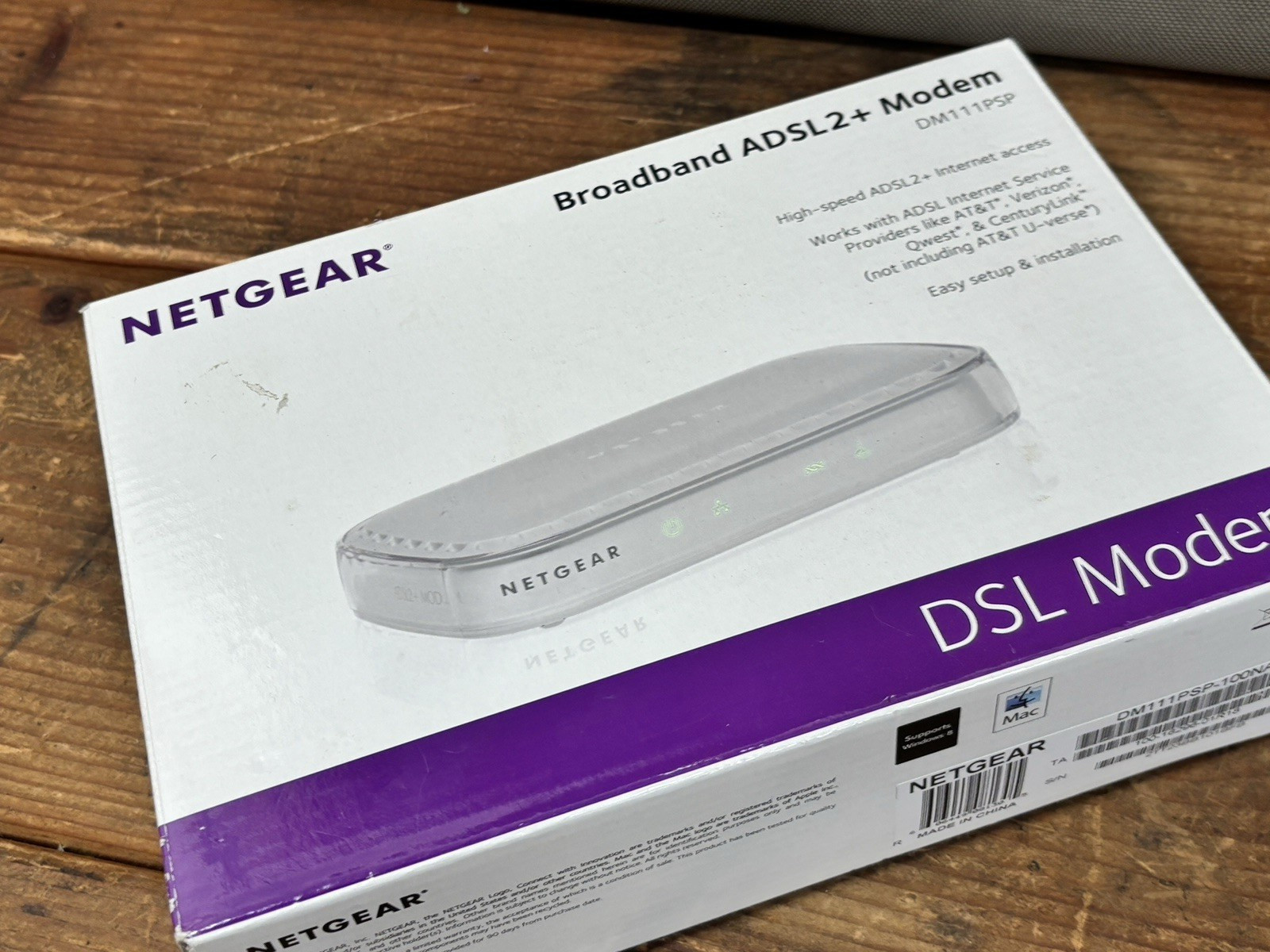NETGEAR Broadband ADSL2+ Modem DM111PSP DSL Modem