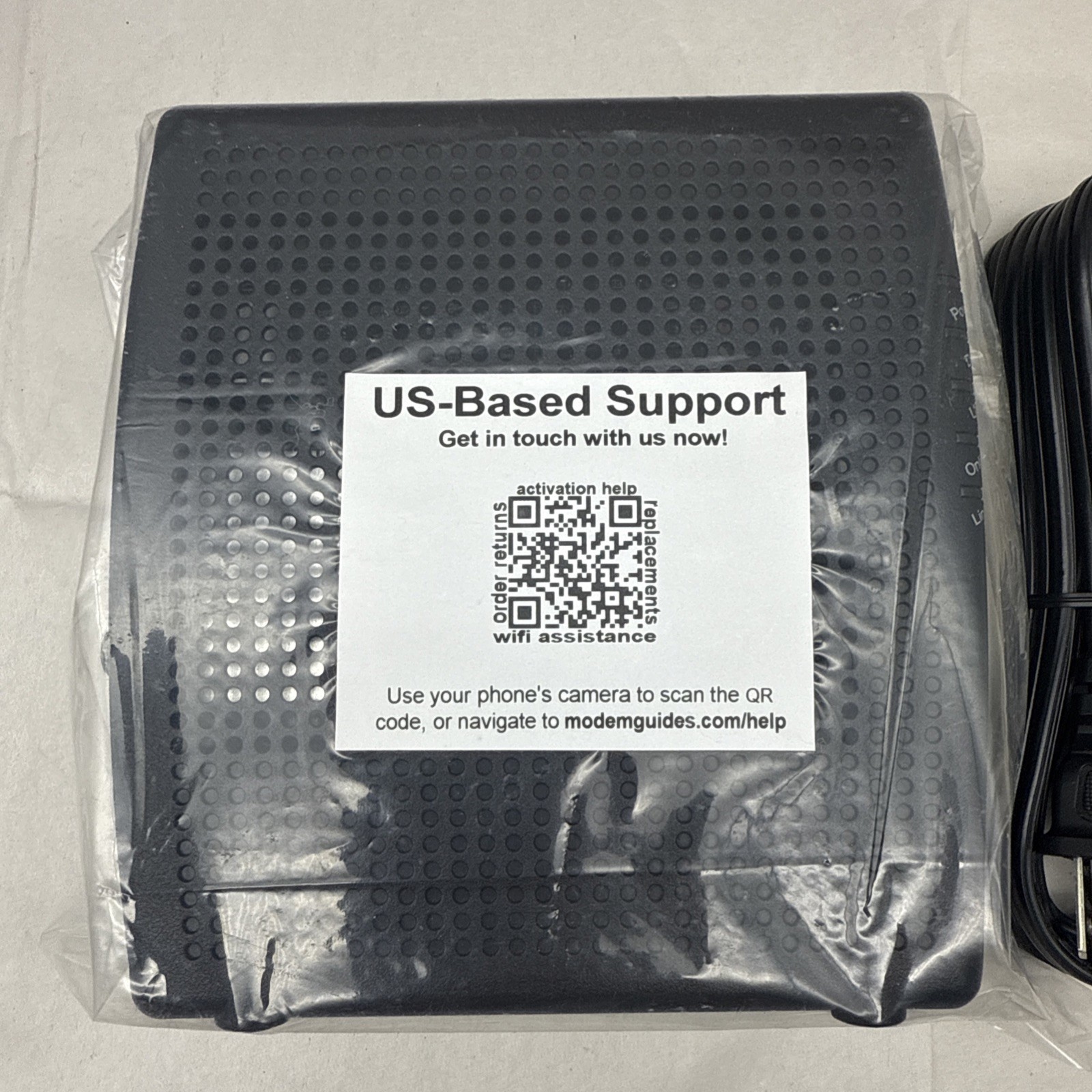 ARRIS CM820A Cable Modem DOCSIS 3.0 Latest Version- 1 Step Activation Black READ