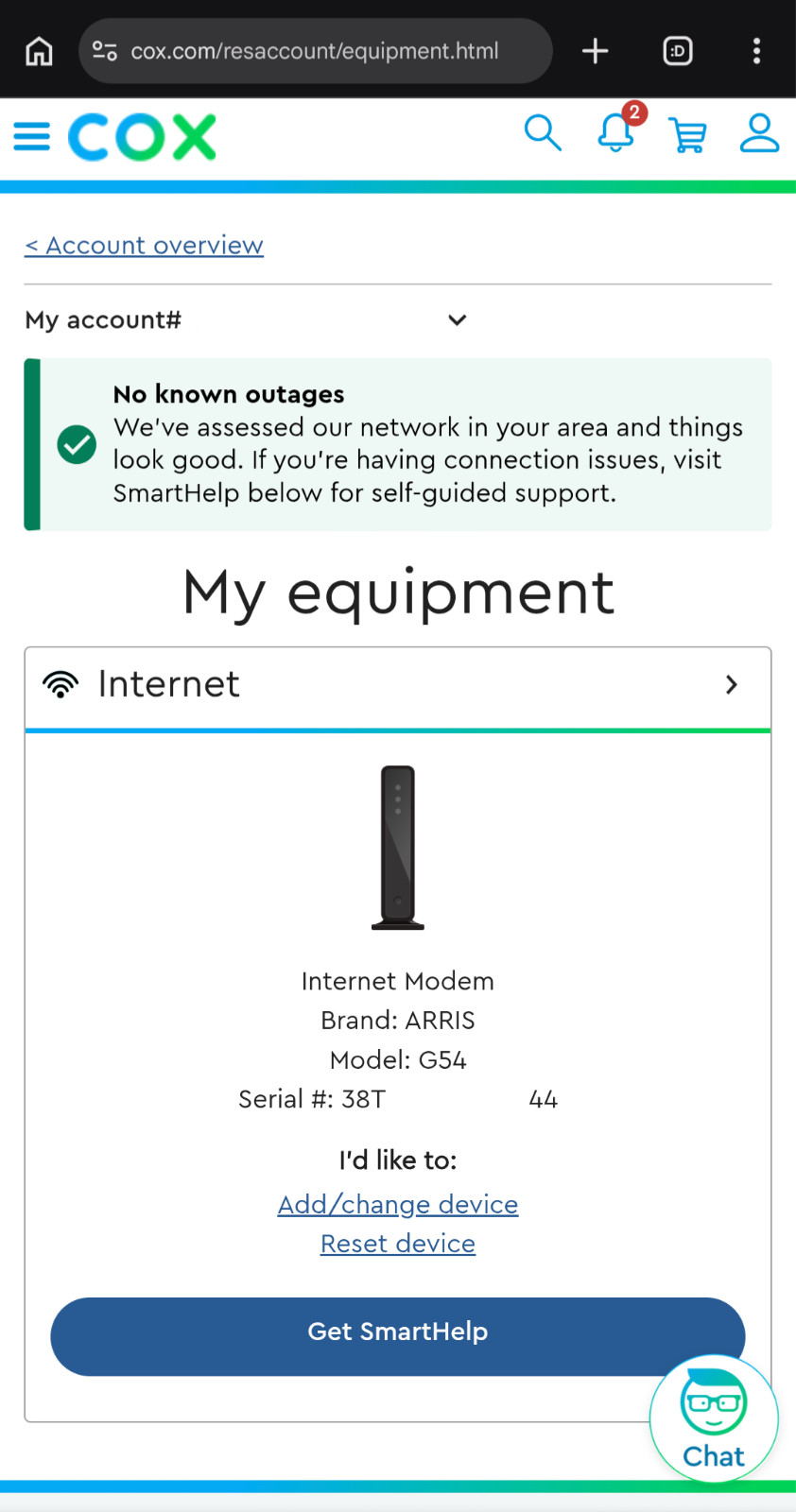 Arris G54 BE18000 WiFi 7 & DOCSIS 3.1 Cable Modem WarrantyThru 3/17/27 +TESTED!