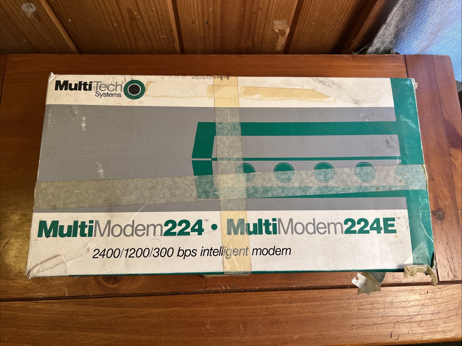MultiTech Systems Multi Modem 224 MT224AH w/ Power Supply Exc. In Box
