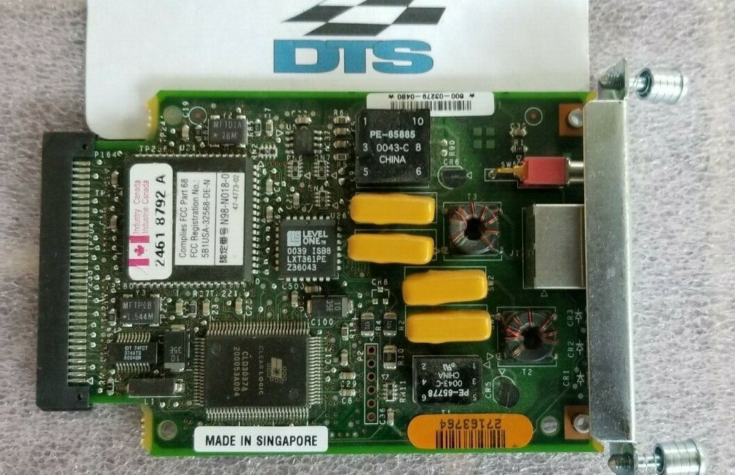 Cisco WIC-1DSU-T1 1-Port T1/Fractional T1 DSU/CSU WAN Interface Card 2461 8792 A