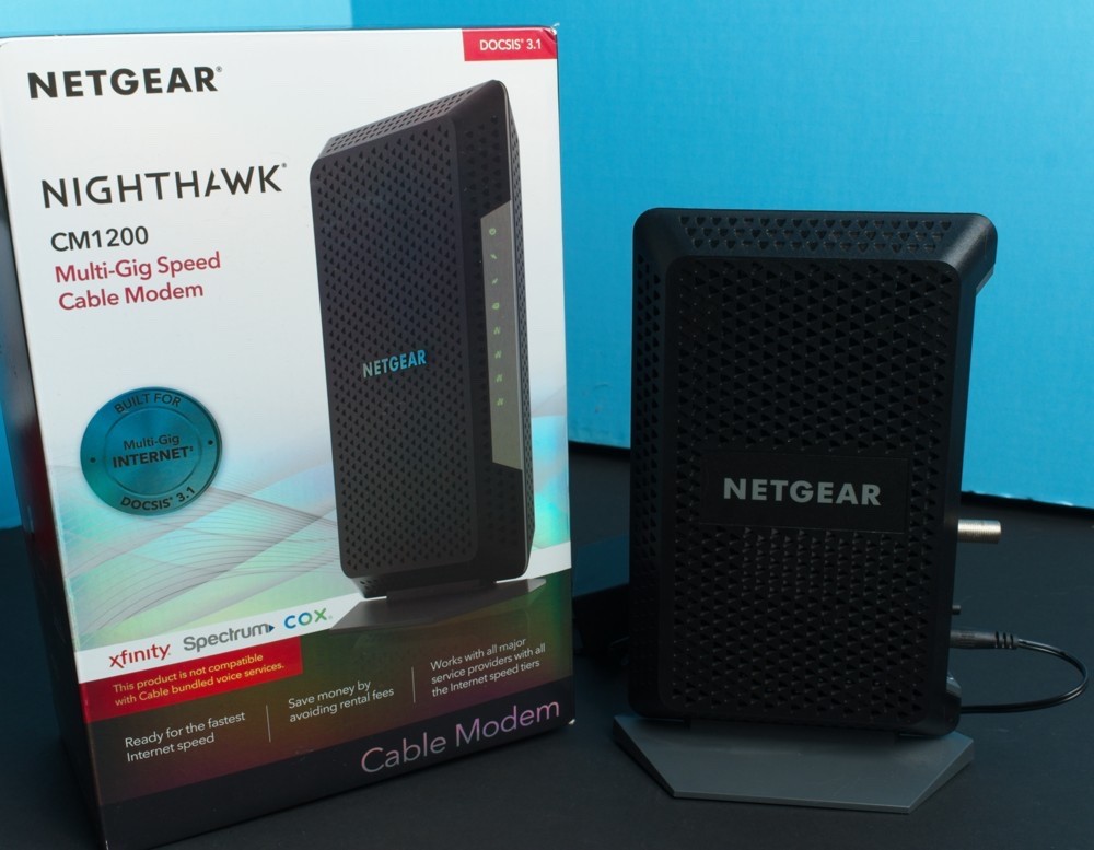 NETGEAR Nighthawk CM1200-100NAS DOCSIS 3.1 – Used Only 3 Months – Excellent Cond