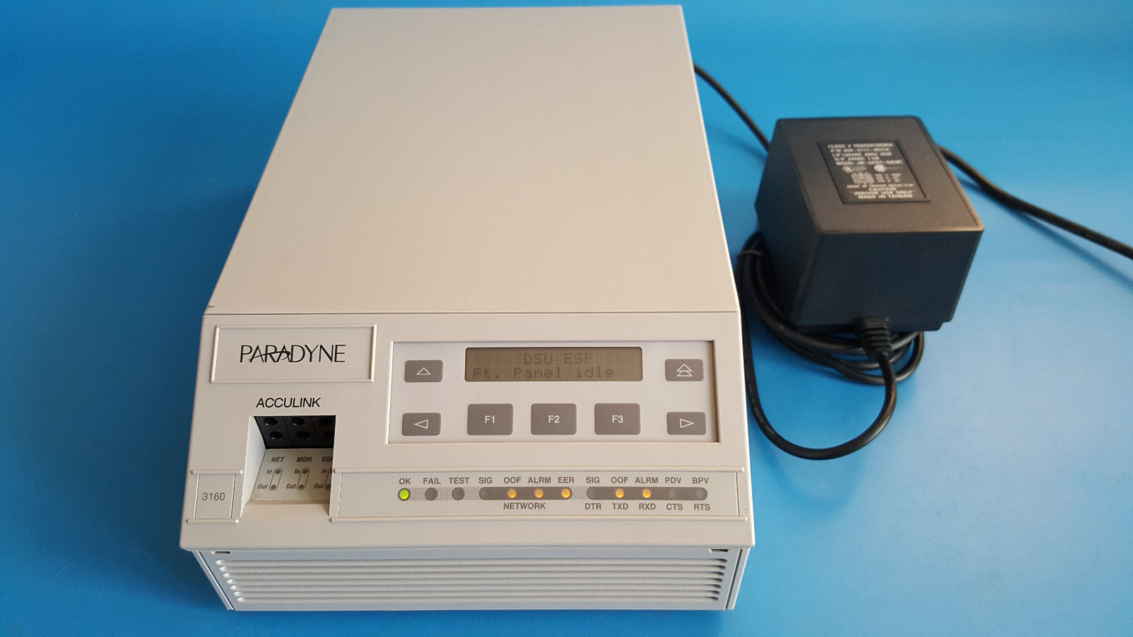 Paradyne Acculink 3160 – 3160-A2-210-0GB SPINN 2 PORT DSU/CSU S/A w/ Power Adptr