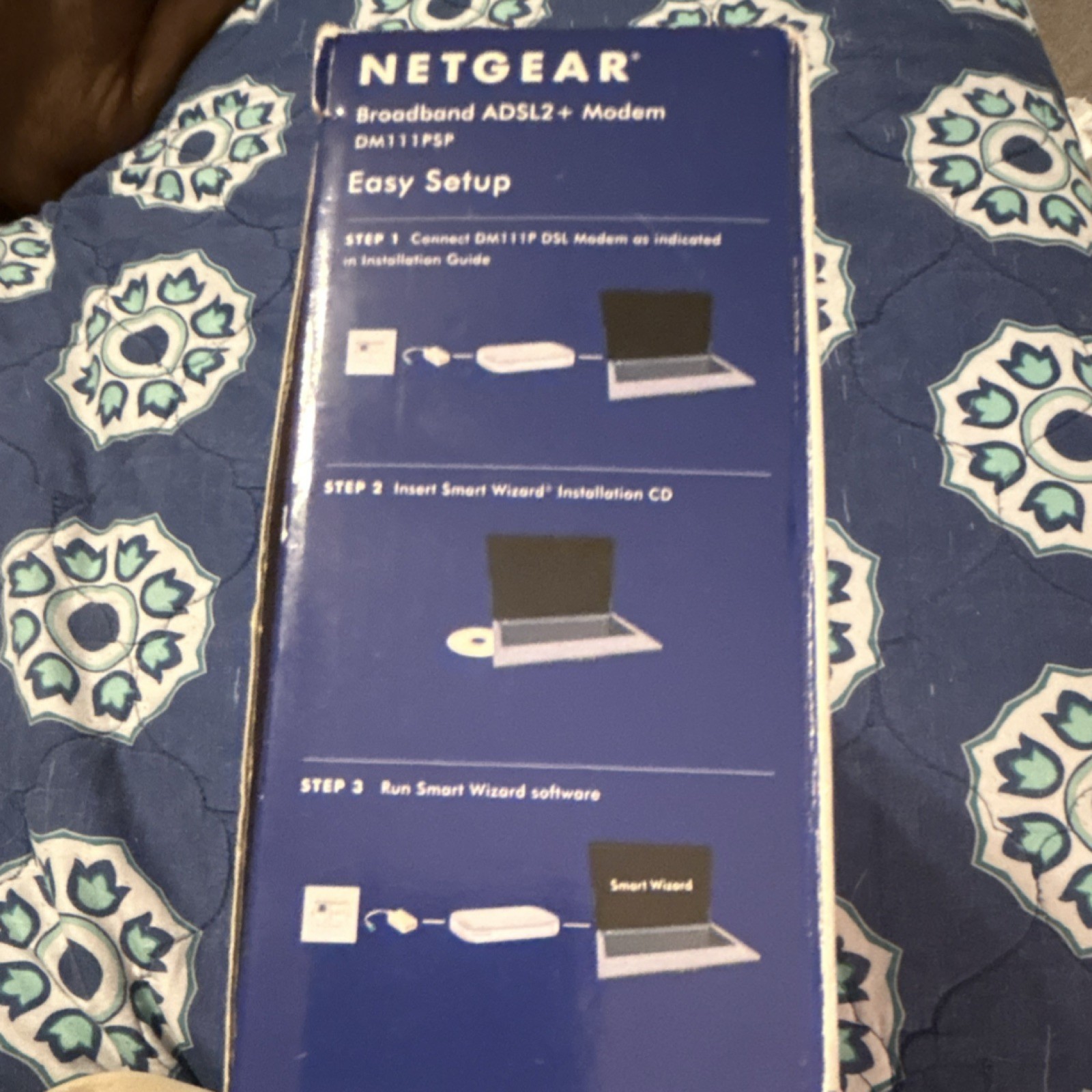 NETGEAR DM111PSP ADSL2+ Modem 24Mbps Ethernet RJ-45 RJ-11 White