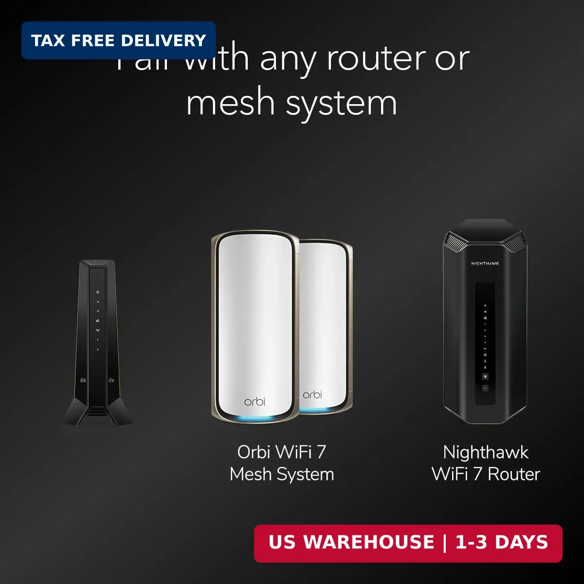 NETGEAR Nighthawk DOCSIS 3.1 Mid/High-Split Modem (CM3000-1AZNAS) – Approved for