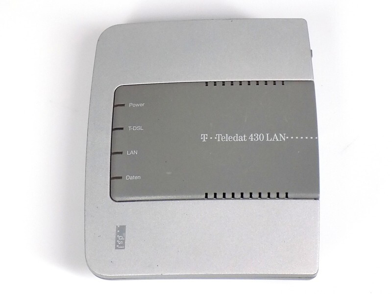 Telekom T-Com Teledat 430 LAN Bridge Modem Ethernet 10/100 Mbit No Power Supply