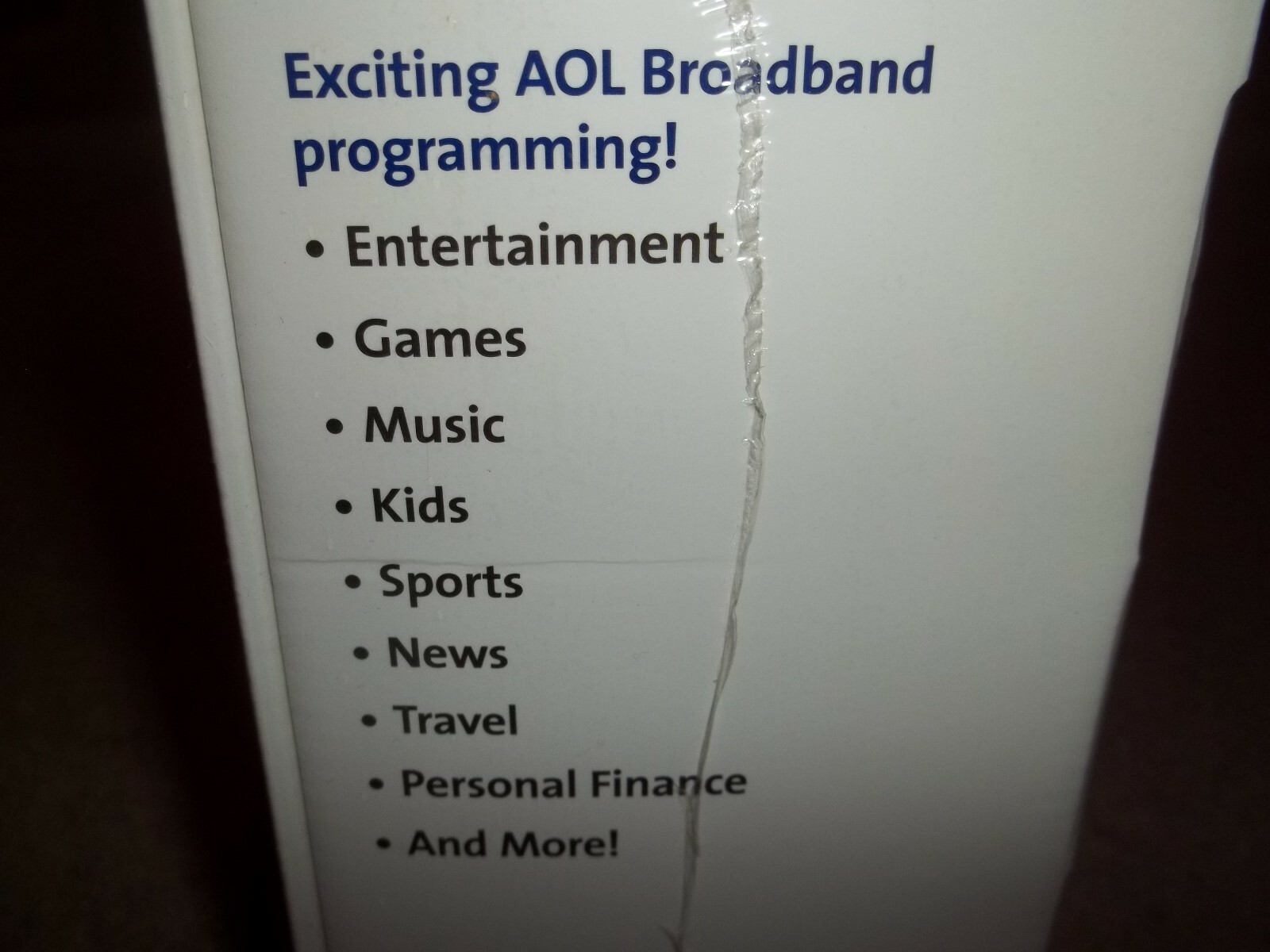 New Sealed Vintage Rare AOL Broadband w/ DSL Quick Kit Modem 2002 Action-Tec NIB