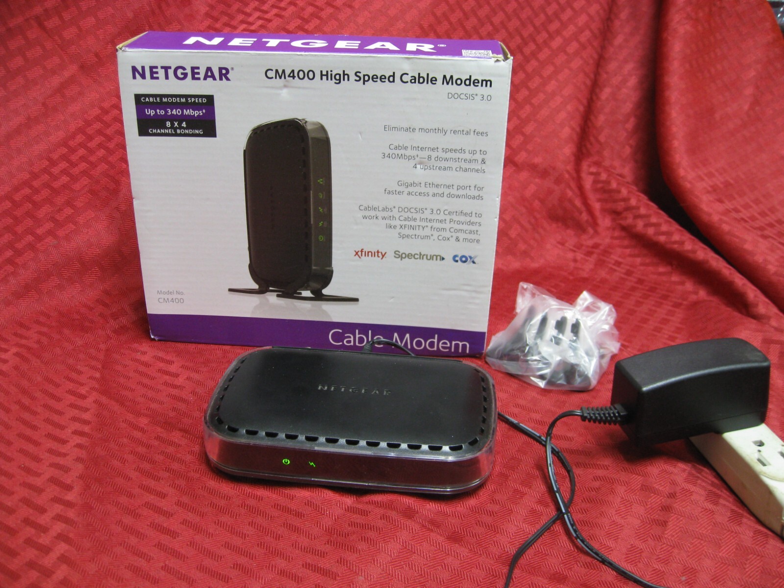 NetGear CM400 High Speed Cable Modem 340Mbps Cable Modem