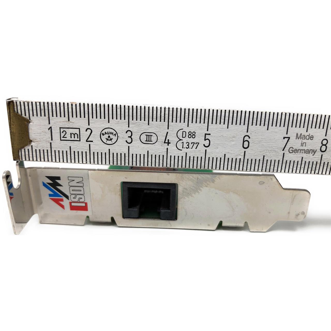 AVM Fritzcard PCI ISDN V2.1 Low Profile Fax Modem Win 7 8 10 + Software & Cable