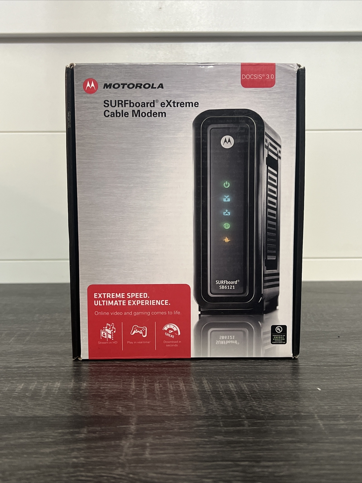 Motorola Arris Surfboard Extreme Modem, DOCSIS 3.0, 200 Series, Model SB6121