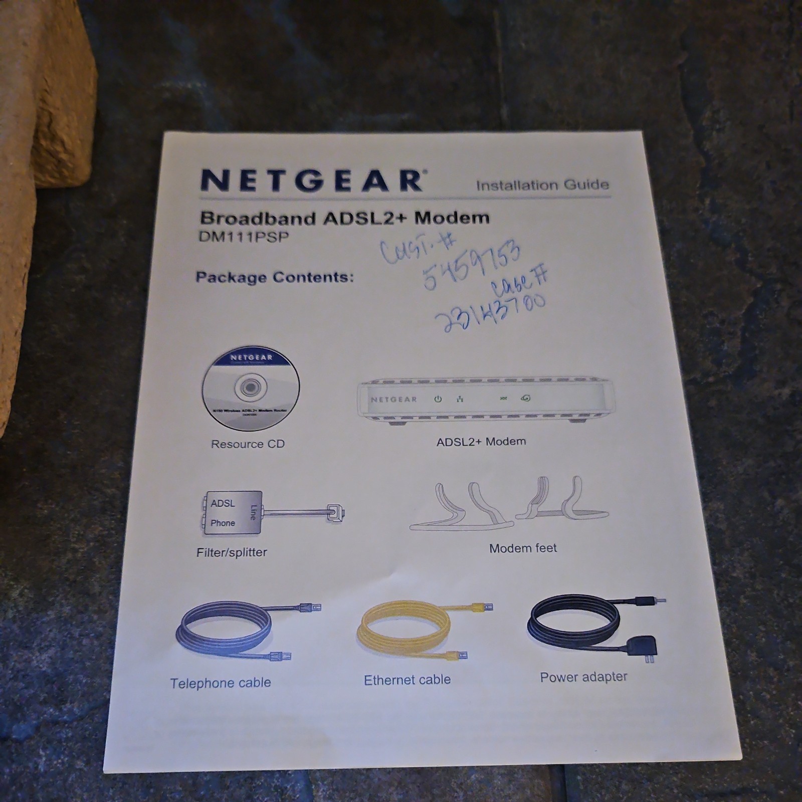 Netgear Broadband ADSL2+ Modem DM111PSP