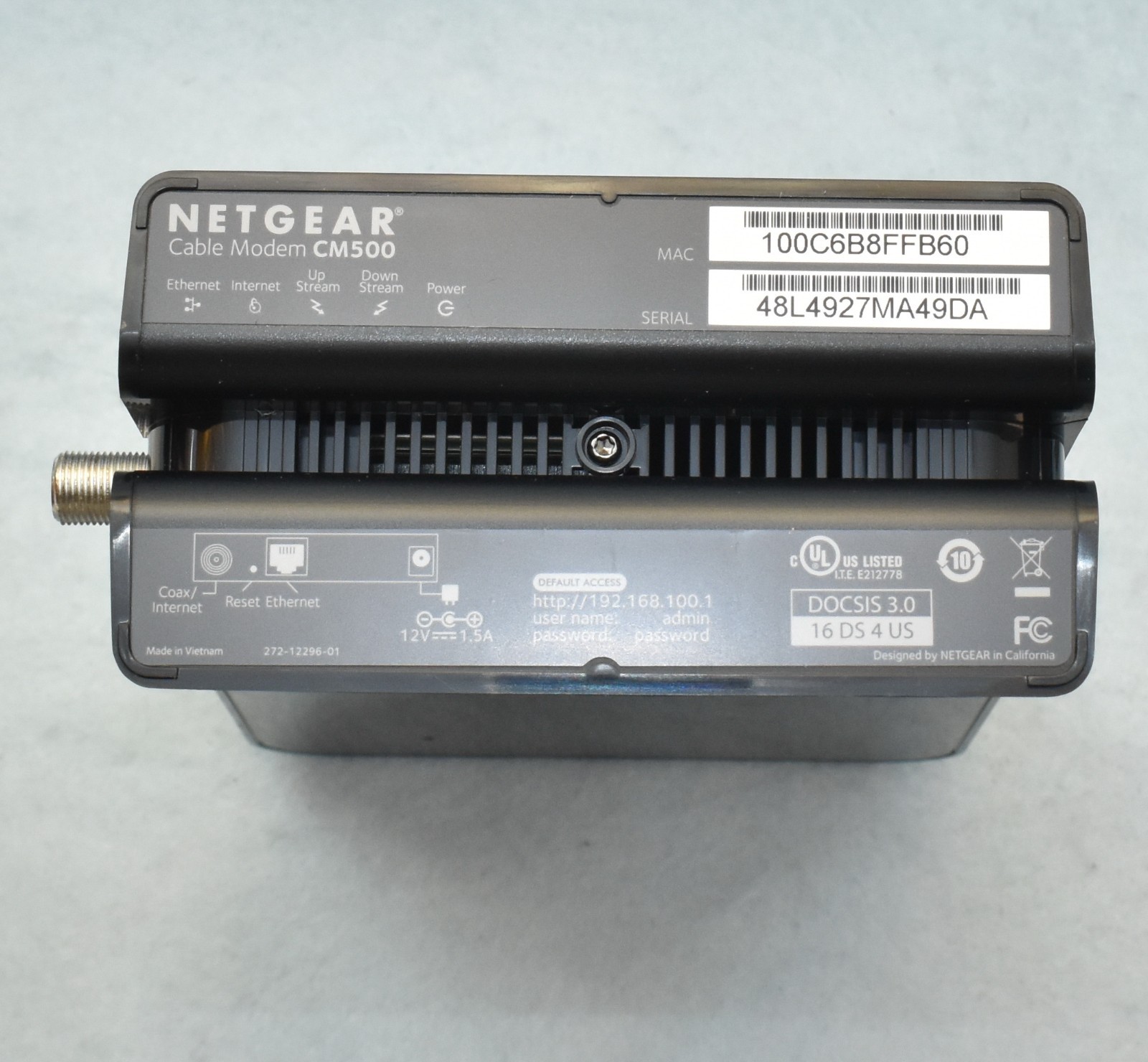 Lot of 10 NETGEAR CM500 DOCSIS 3.0 Cable Modem 680 Mbps OPEN BOX