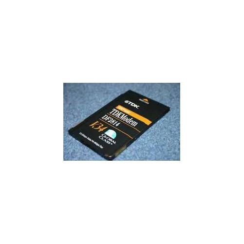 TDK DF2814 PCMCIA Modem with dongle. V.34, 33.6kbps Data / 14.4kbps Fax.