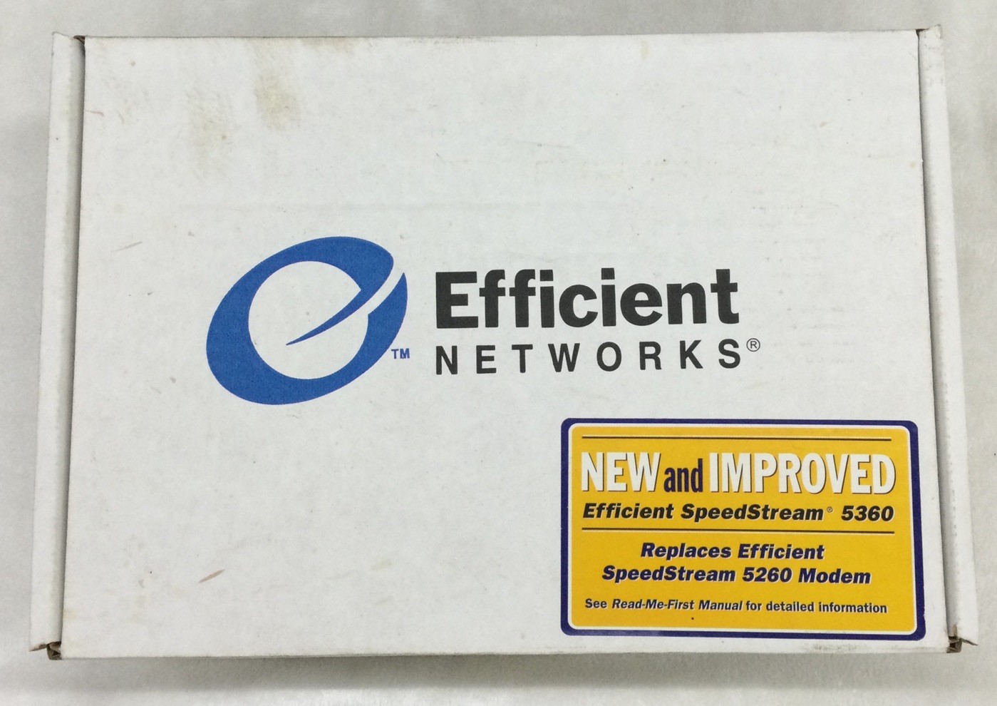 Efficient Networks SpeedStream 5360 Modem with Transformer and Cable