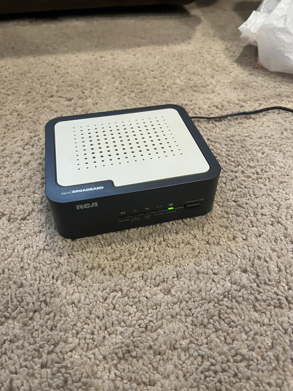 RCA Model: DCM325 Digital Broadband with 12VDC and Cat.5 Ethernet Cable