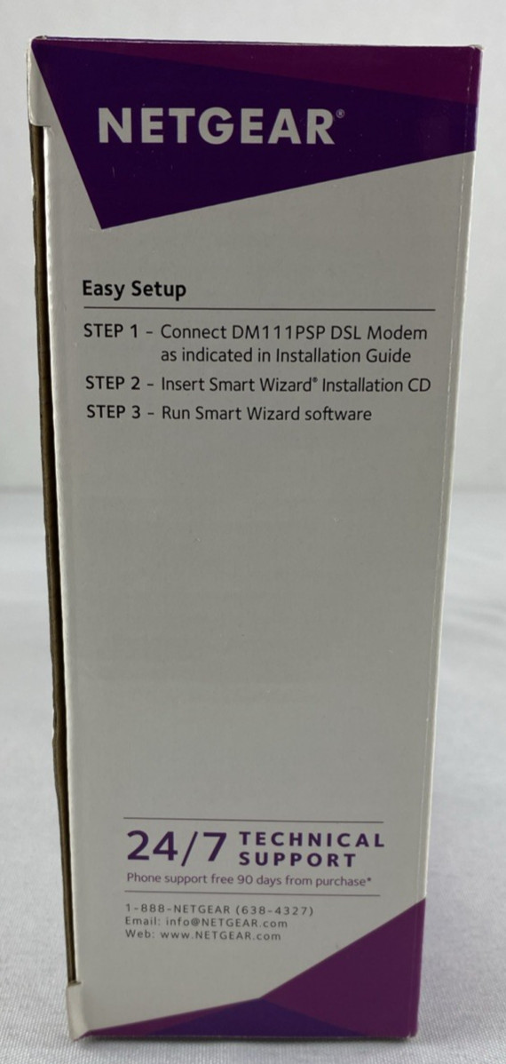 NETGEAR Broadband ADSL2+ Modem DM111PSP DSL Modem Open Box
