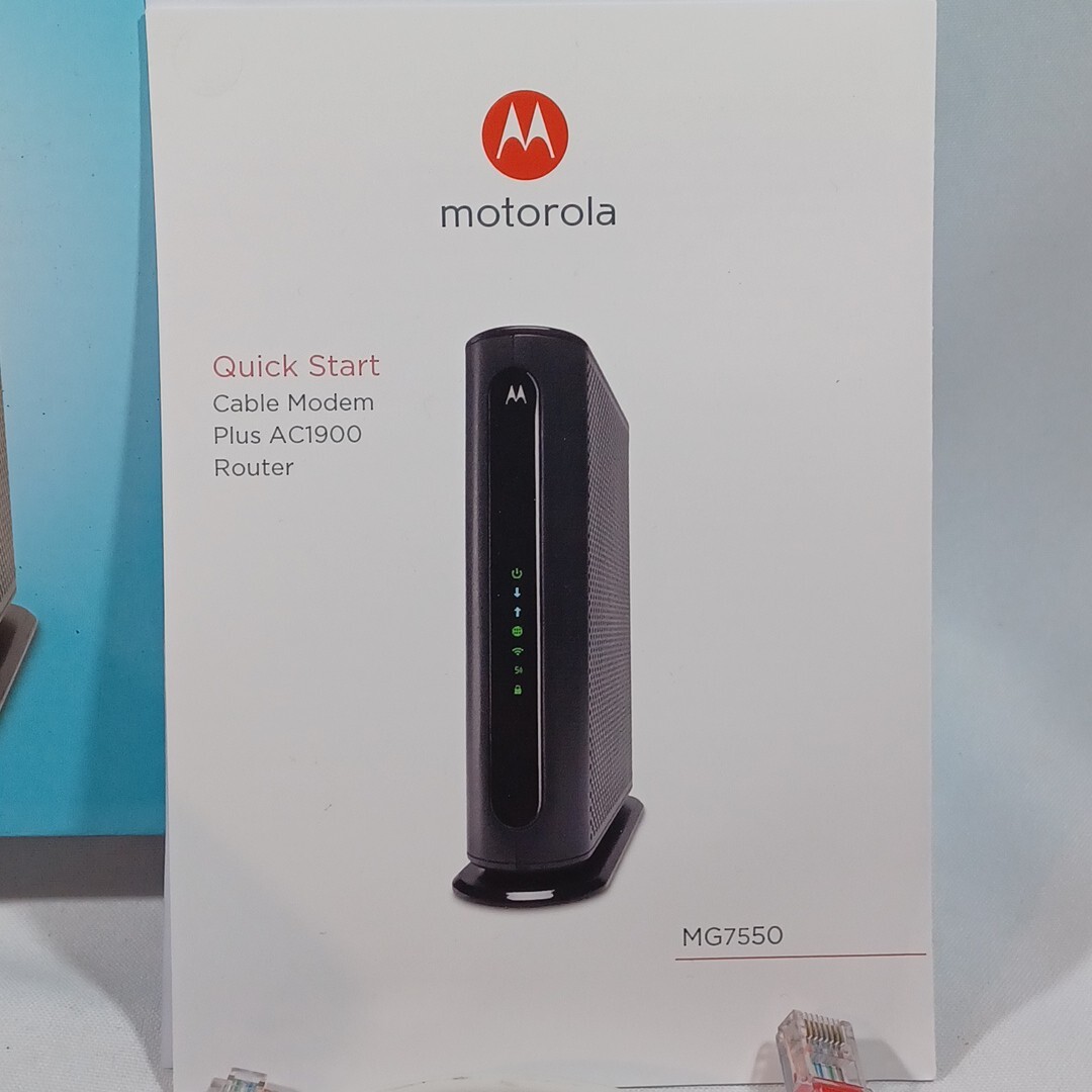 Motorola MG7550 16×4 High Speed ​​Cable Modem Plus AC1900 WiFi Router
