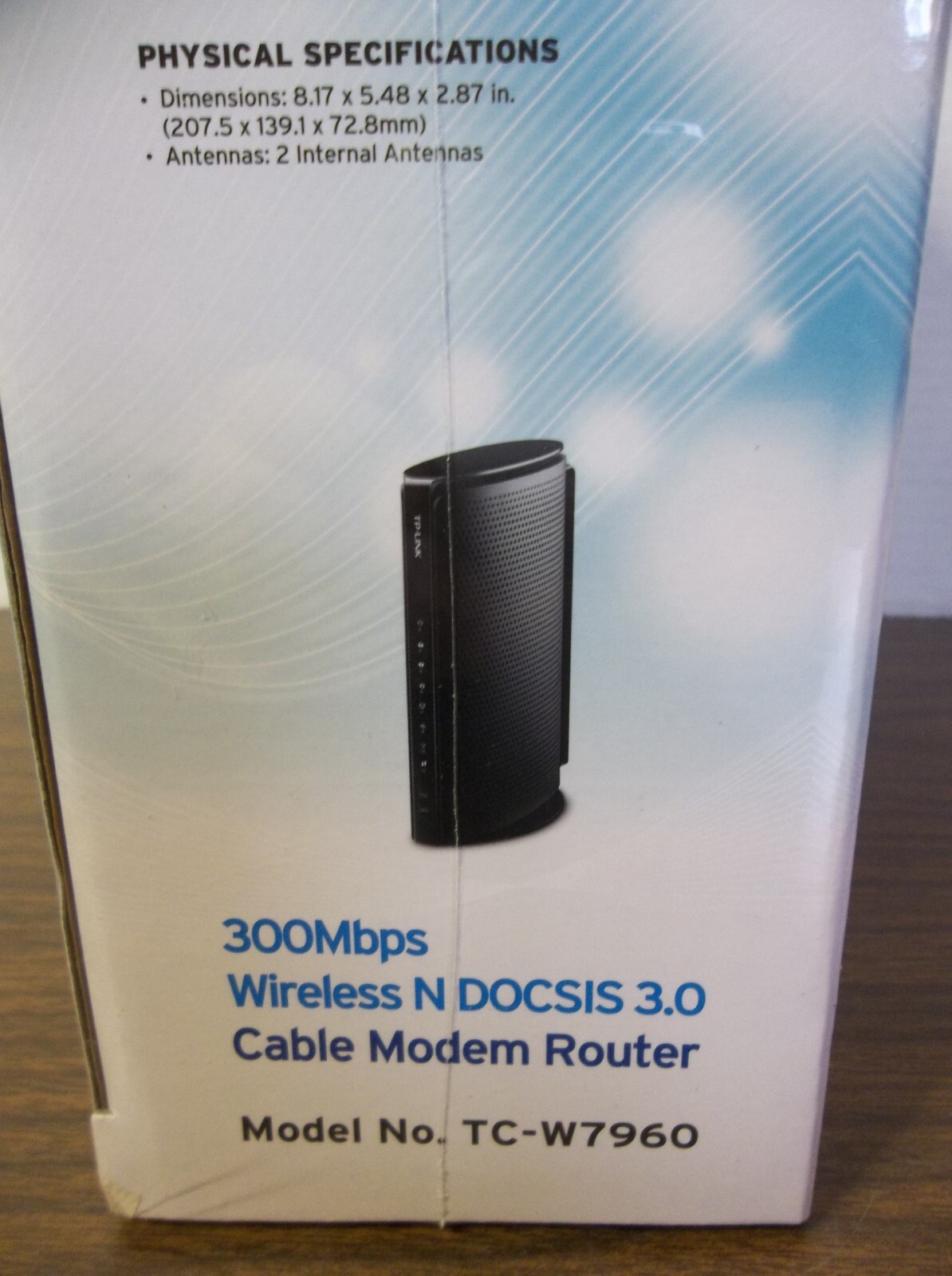 TP-Link TC-W7960 300Mbps Wireless N DOCSIS 3.0 Cable Modem Router NEW SEALED