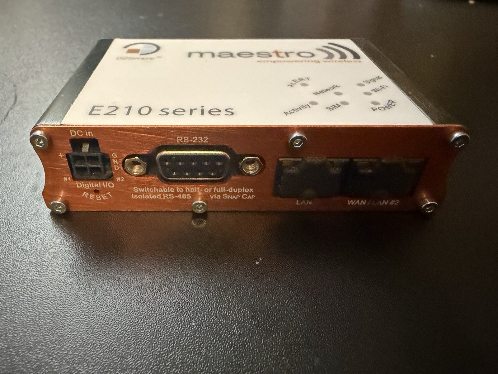 Maestro LANTRONIX E210 Series Cellular Wi-Fi Router E214G#01 Ethernet RS-232