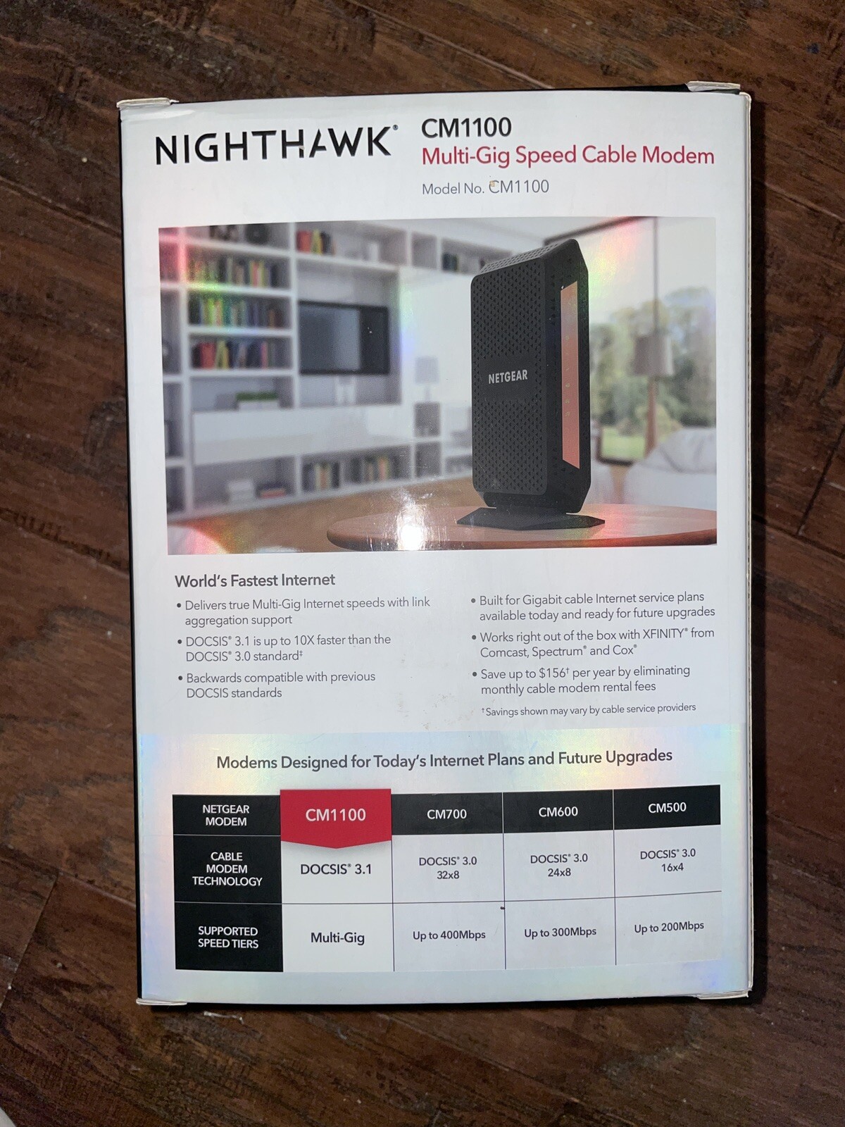 NETGEAR Nighthawk CM1100 Cable Modem