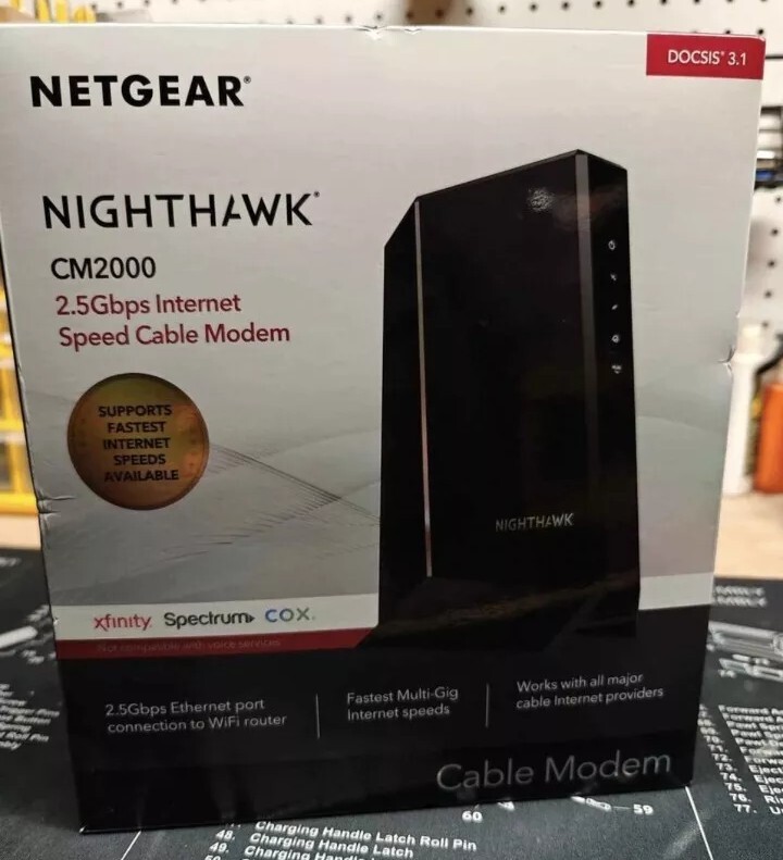 NETGEAR Nighthawk Multi-Gig Cable Modem (CM2000)