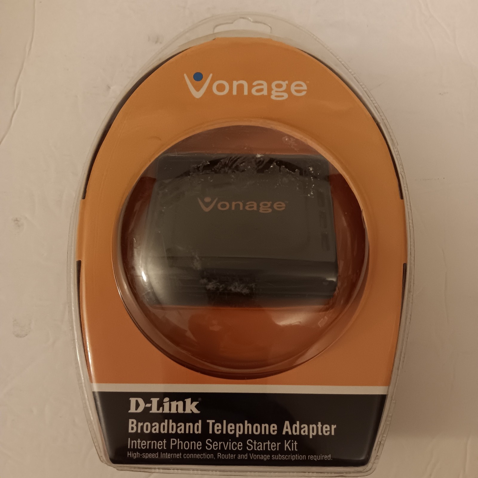 D-Link VTA-VR Vonage Broadband Telephone Adapter Internet Phone Starter Kit