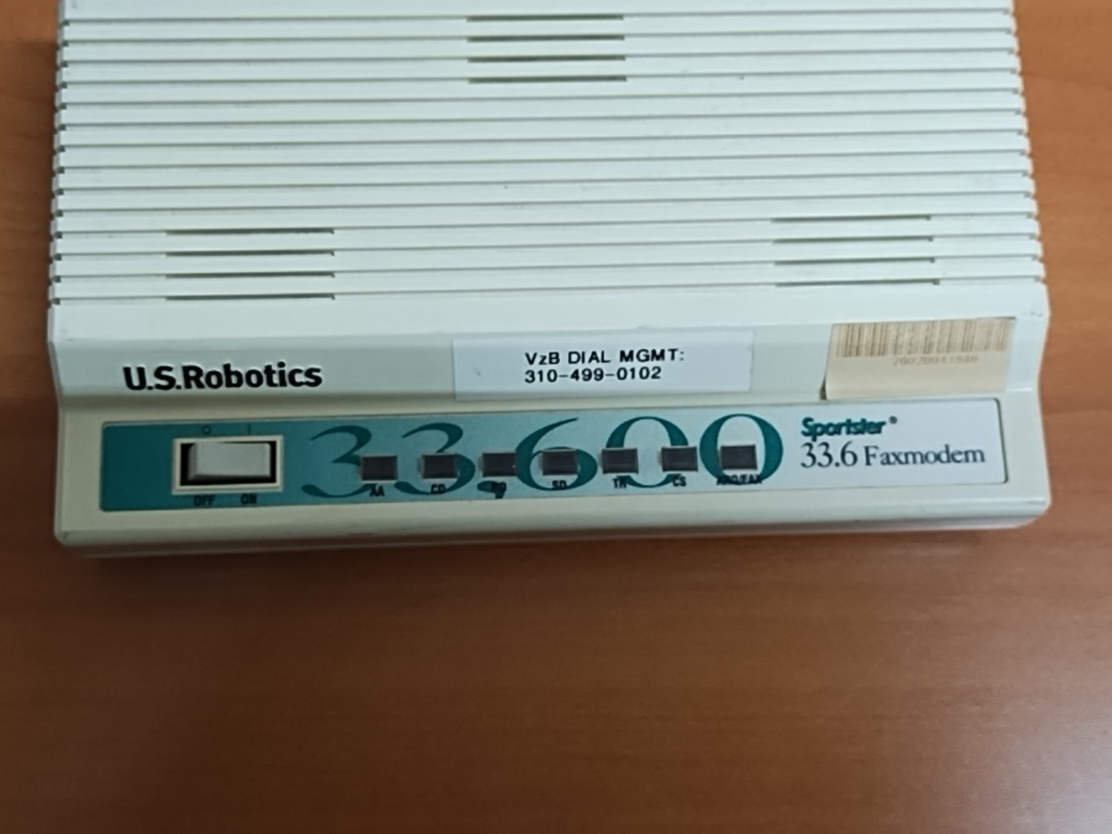 US Robotics 33.6K Sportster~ External FaxModem ~ Missing AC Adapter