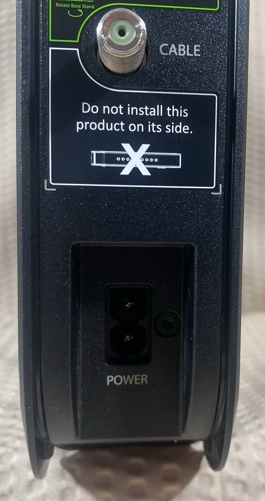 Ubee DVW32CB Advanced Wireless Voice Gateway Modem & Router w/ Data & Power Cord