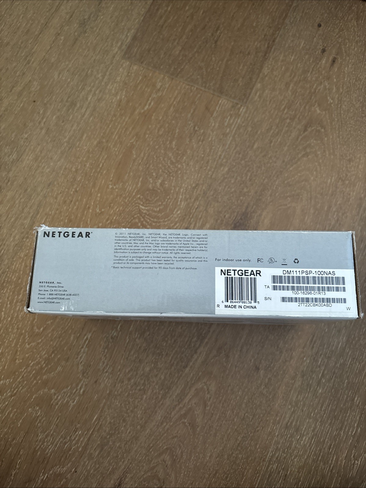 Netgear DSL Broadband , DM111PSP, ADSL2+ Modem All Cords And Installation Guide