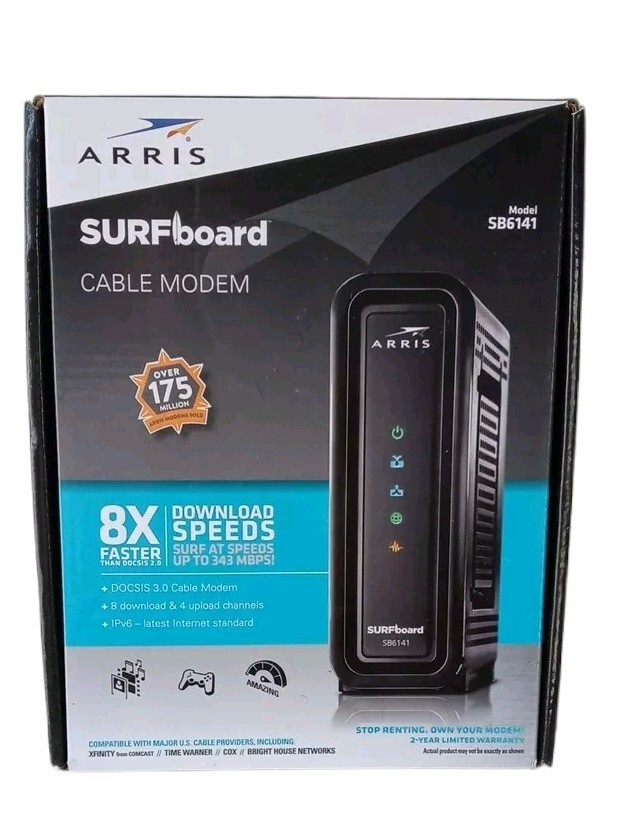 ARRIS Cable Modem SURFboard SB6141 DOCSIS 3.0