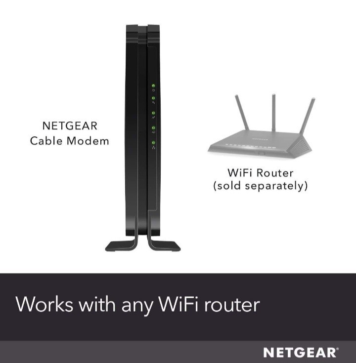 NETGEAR Cable Modem CM500 Compatible w/all Cable Providers Xfinity Spectrum Cox