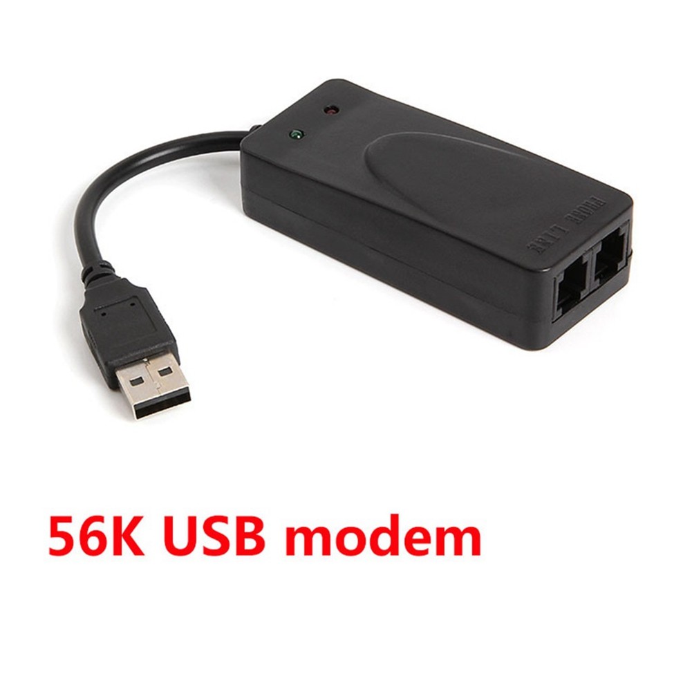 USB Fax Modem Dual Port USB2.0 56K V.92 V.90 External Modem Driver for Win3613