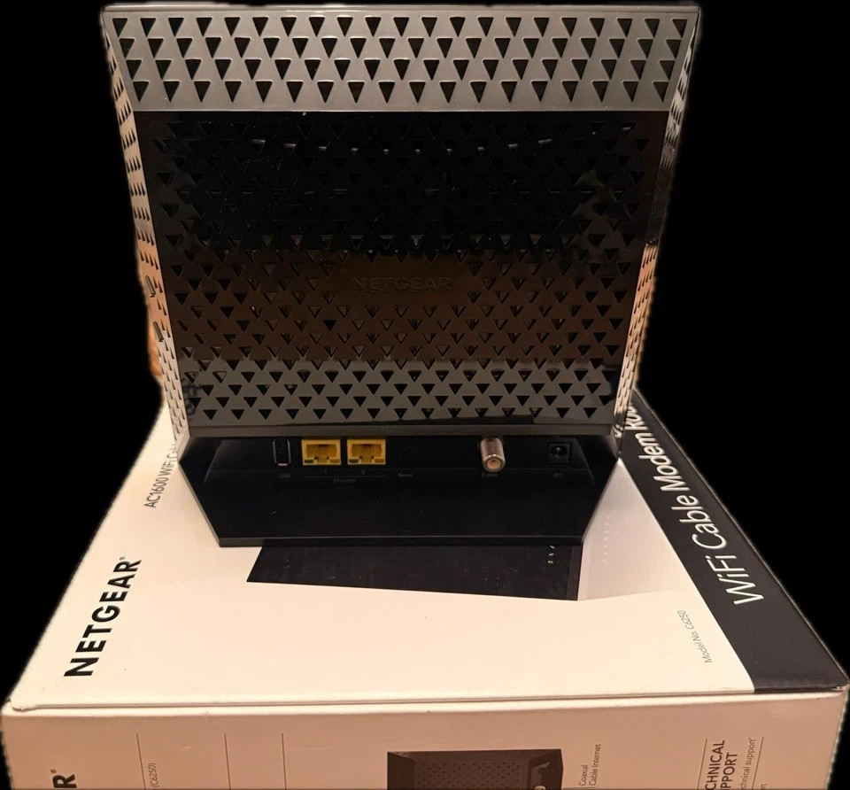 Netgear C6250-100NAS AC1600 (16×4) WiFi Cable Modem Router Combo (C6250) DOCSIS