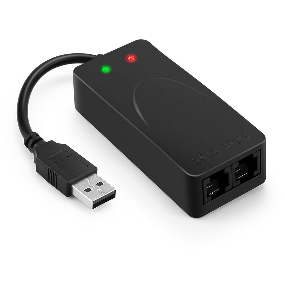 USB Fax Modem Dual Port USB2.0 56K V.92 V.90 External Modem Driver for Win3613