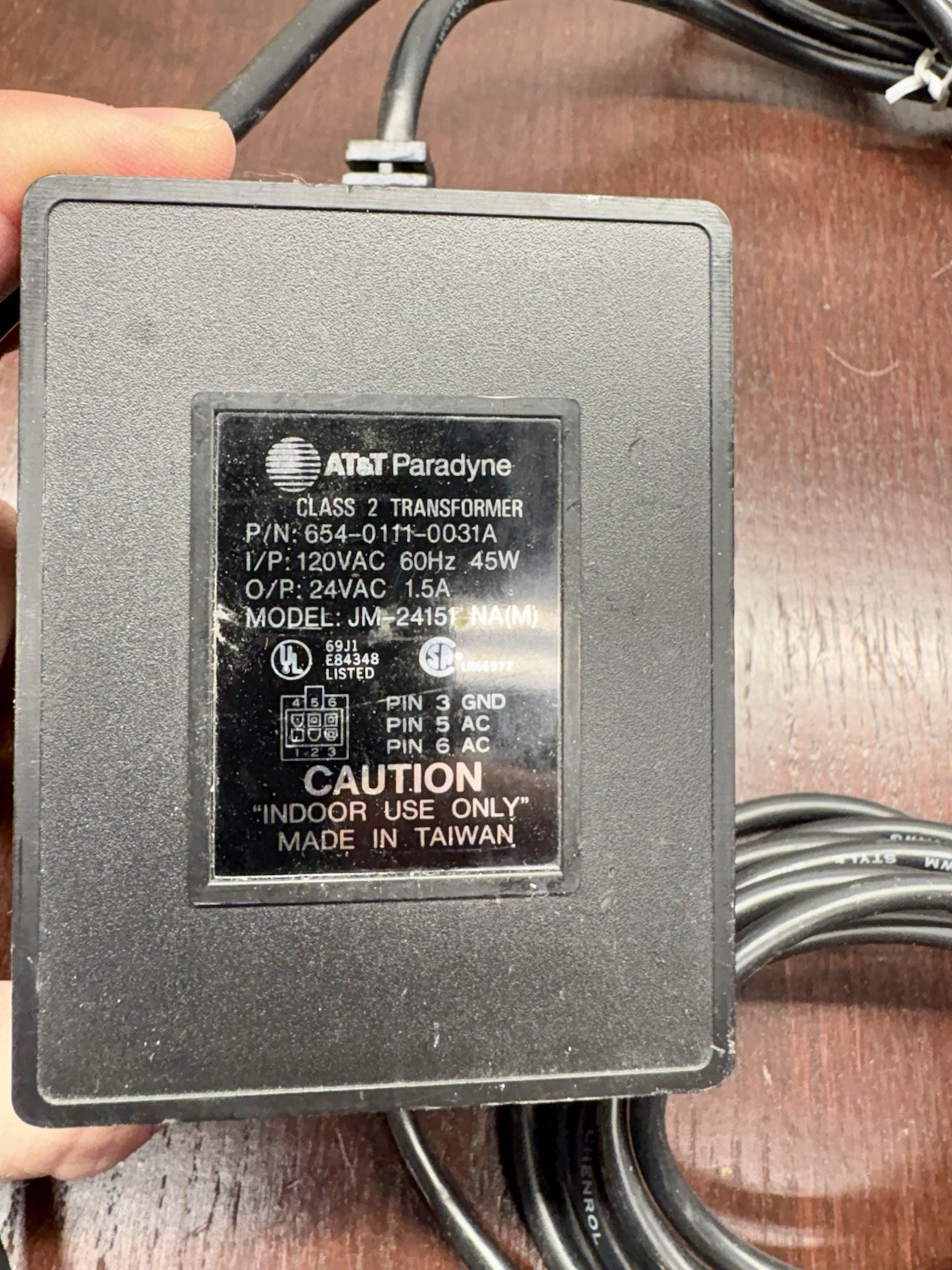 Power supply for AT&T Paradyne 24 VAC 1.5A JM-24151