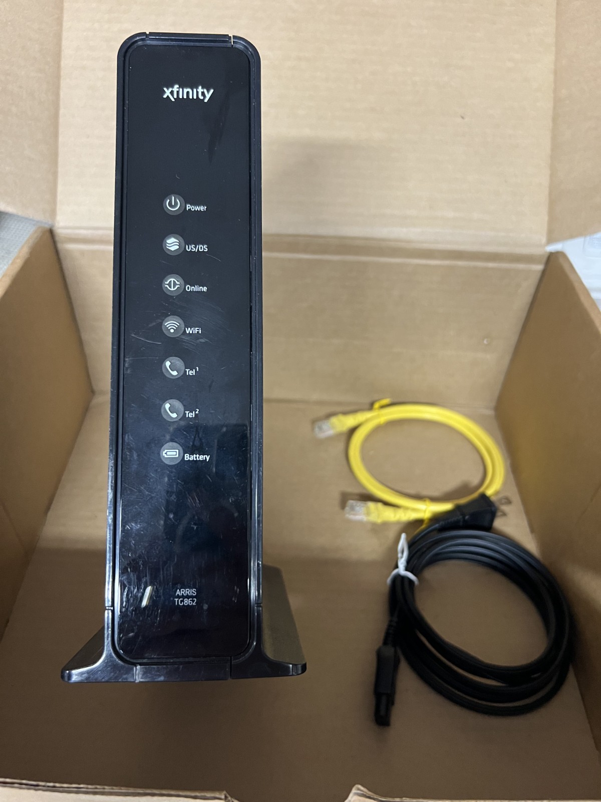 ARRIS TG1682G Wireless Modem Router – Black
