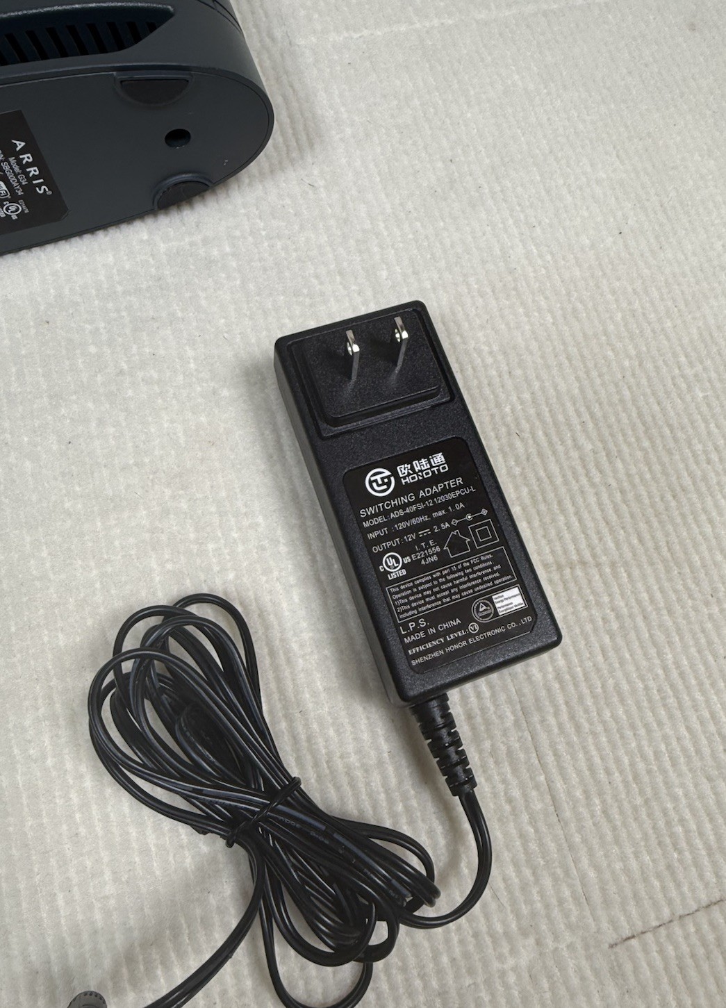 Arris Model G34 Cable Modem/ Router –Dual Band