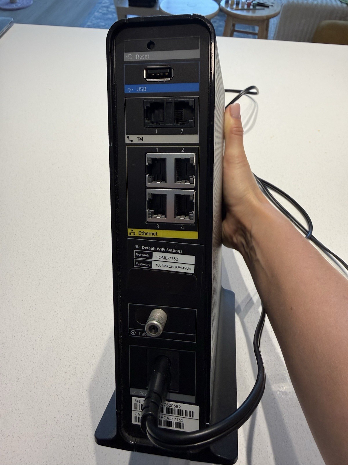 Xfinity / Comcast Arris TG862G/CT