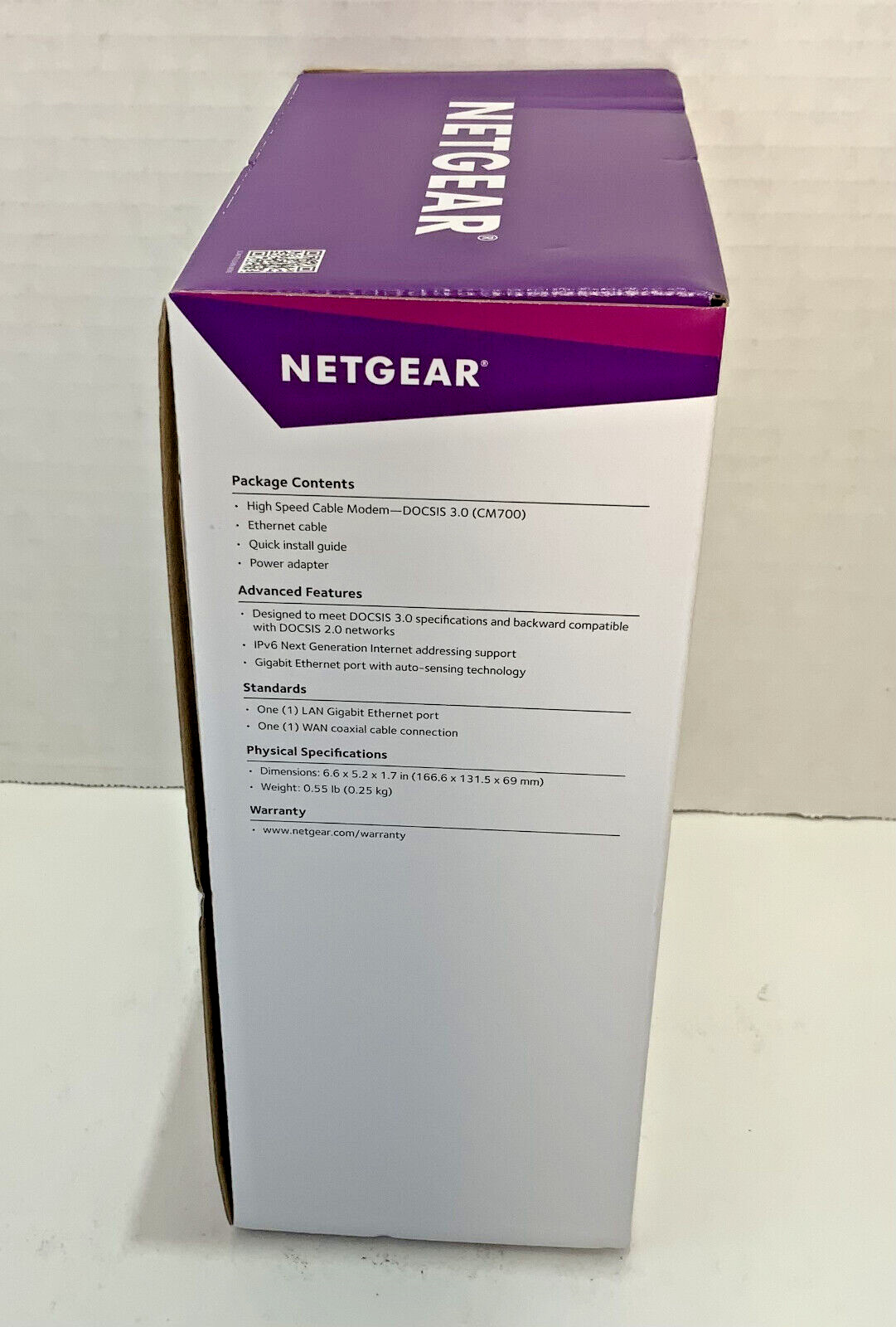 NETGWAR CM700 High Speed Cable Modem DOCSIS 3.0