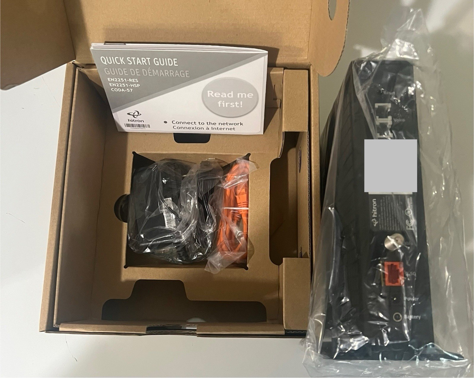 NEW in box – Hitron EN2251-HSP – DOCSIS 3.1 eMTA 2.5G