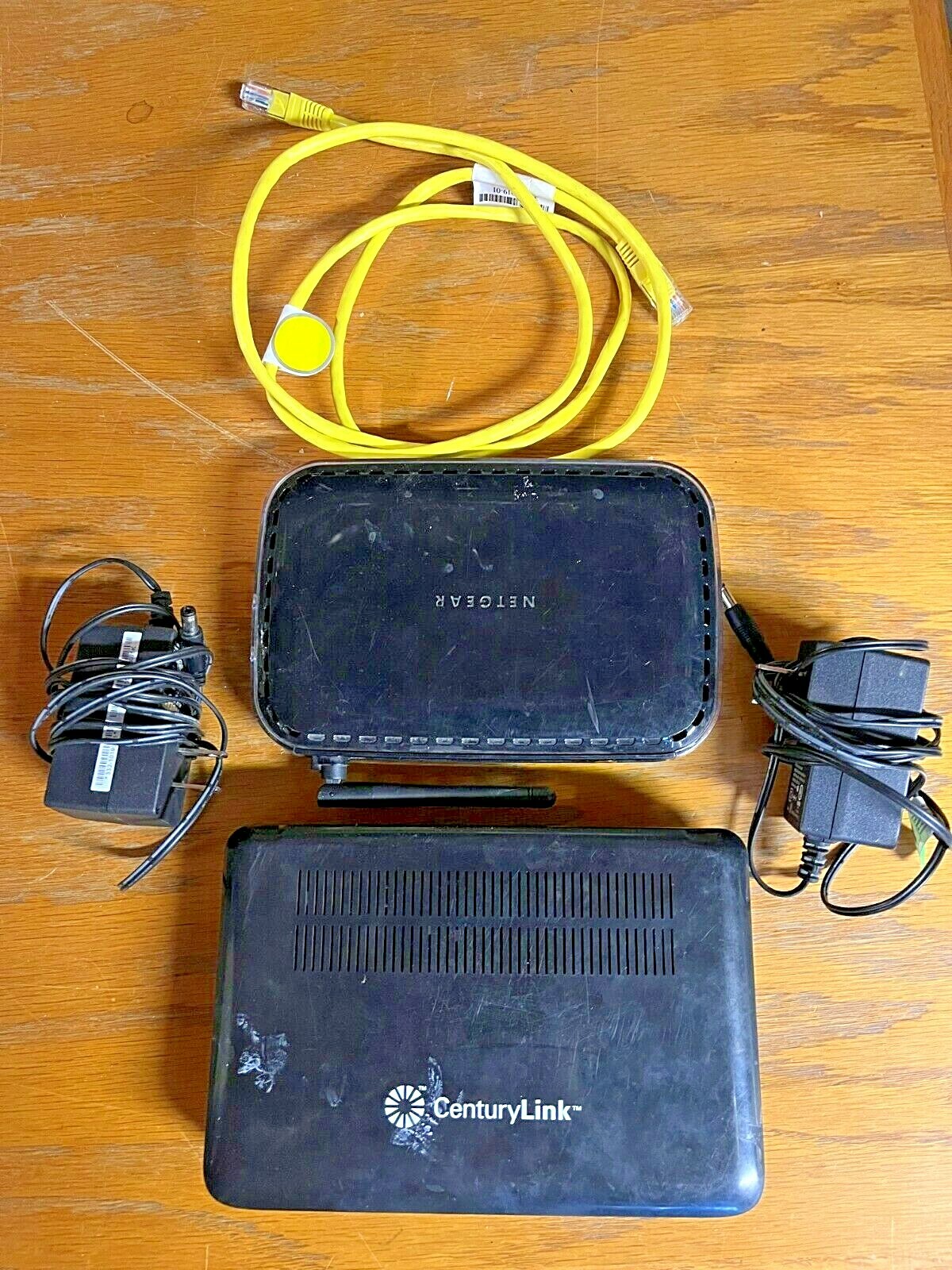 -LOT OF 4- Used Modems, Centrury Link, Net Gear, Quest