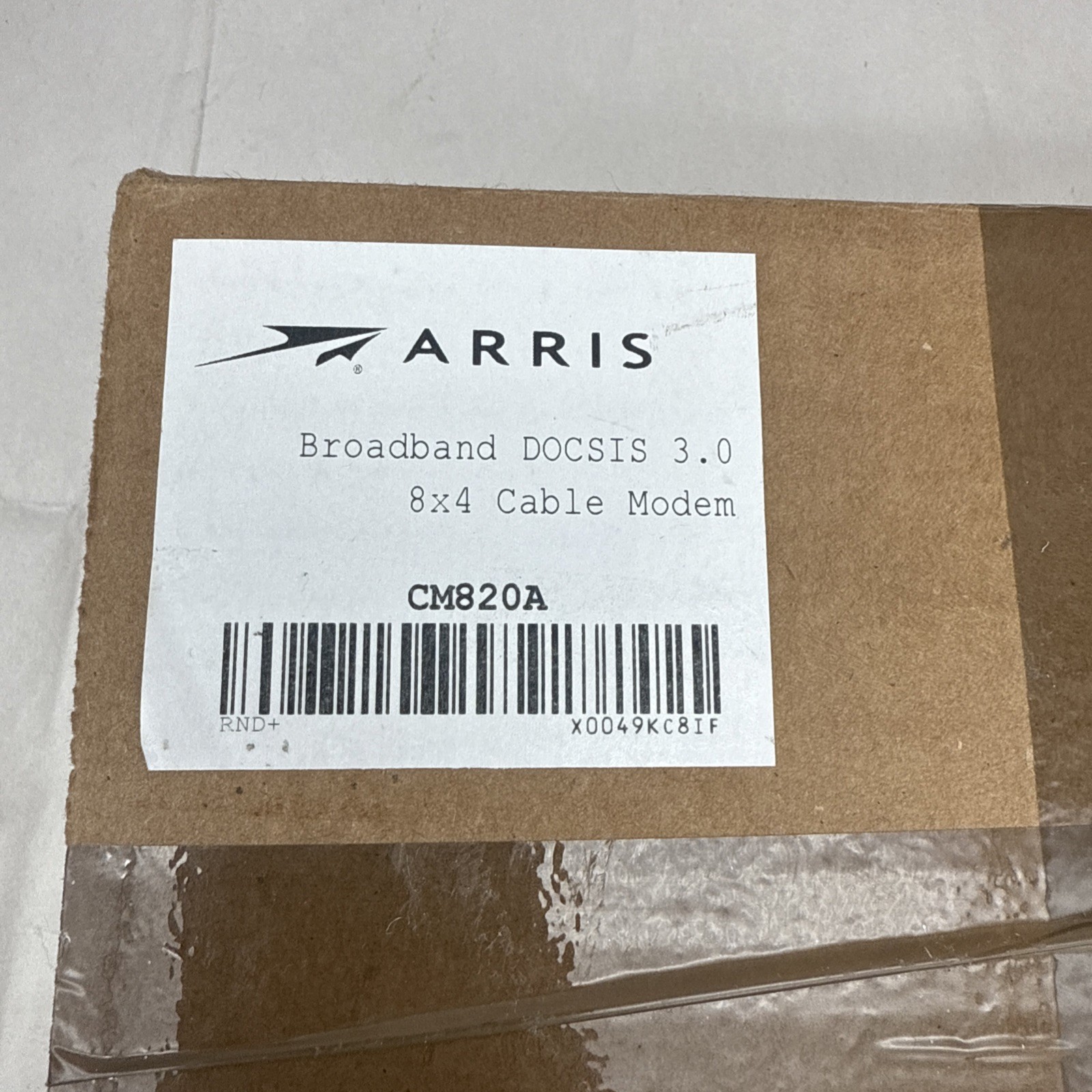 ARRIS CM820A Cable Modem DOCSIS 3.0 Latest Version- 1 Step Activation Black READ