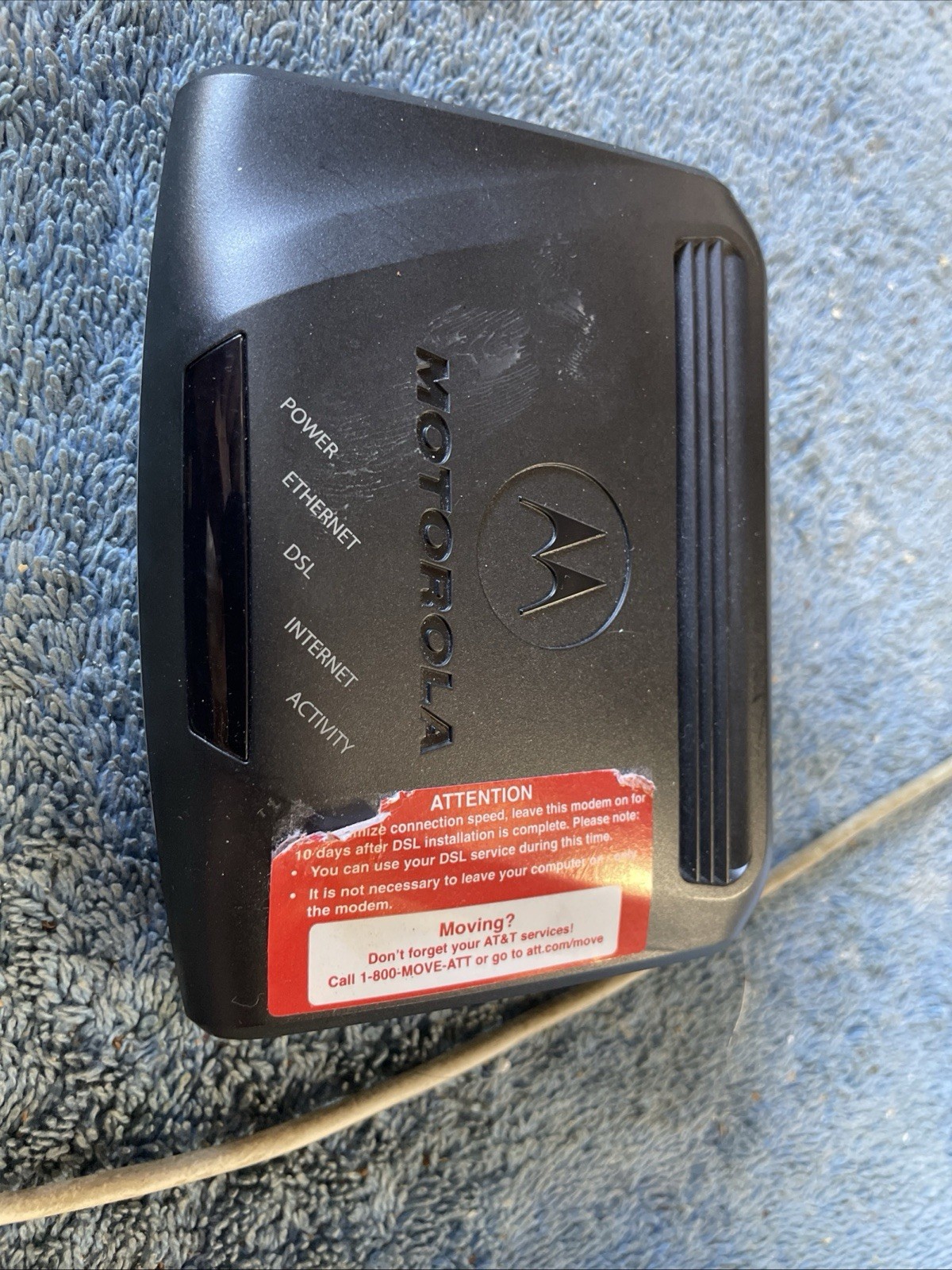 Motorola 3360 (581211-003-00) 24 Mbps DSL High Speed Modem LNIB